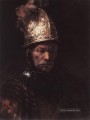Porträt eines Mannes mit einem goldenen Helm Rembrandt